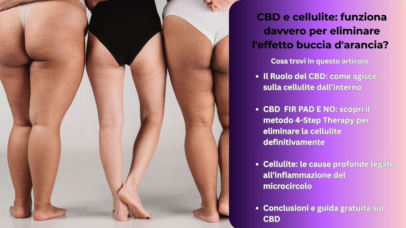 cbd e cellulite funziona davvero?