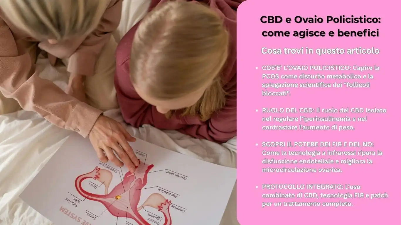 CBD e Ovaio Policistico: come agisce e i benefici sulla regolazione insulinica