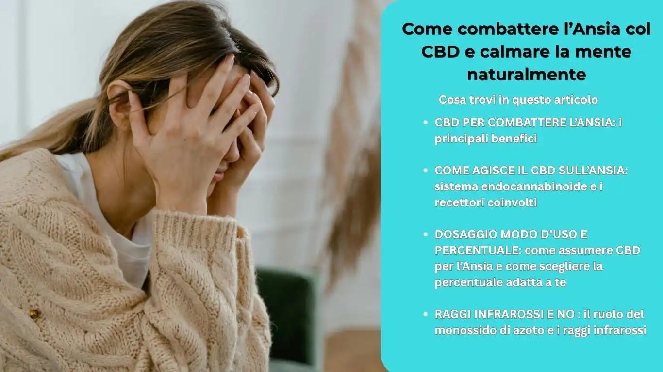 Combattere l'ansia col CBD