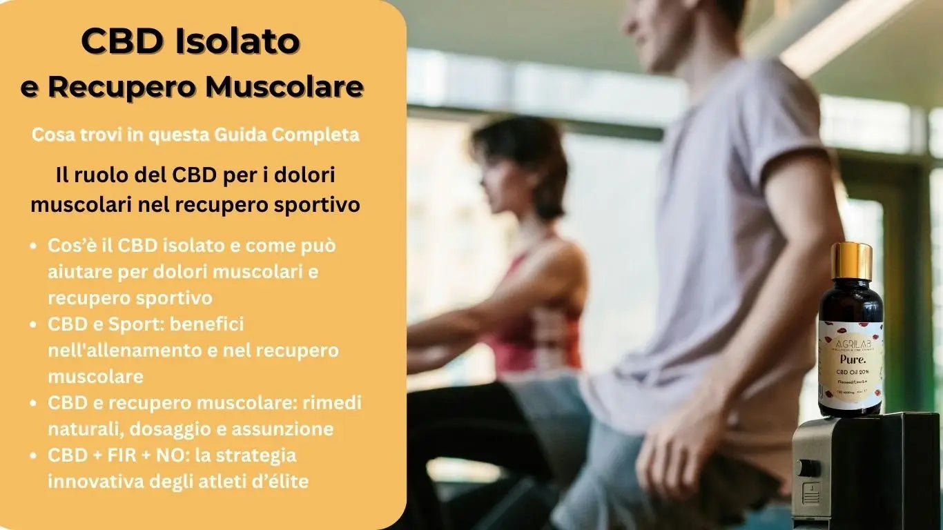 CBD per il recupero muscolare sportivo: guida completa e aggiornata 2026