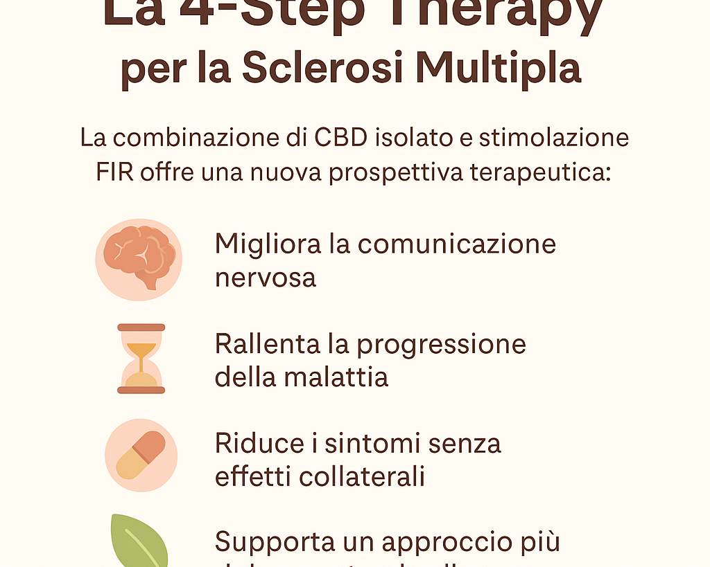 cbd isolato e cura della sclerosi multipla