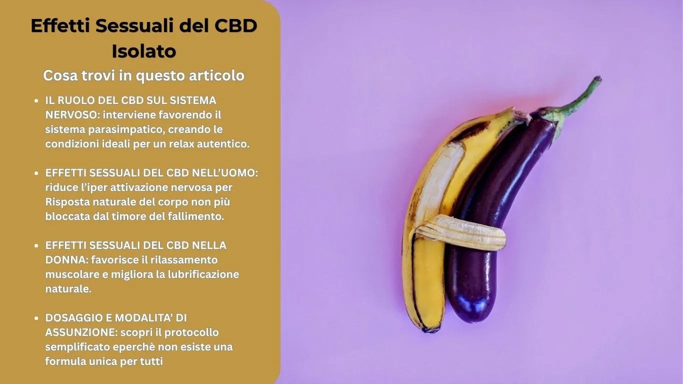 effetti sessuali del cbd su uomo e donna