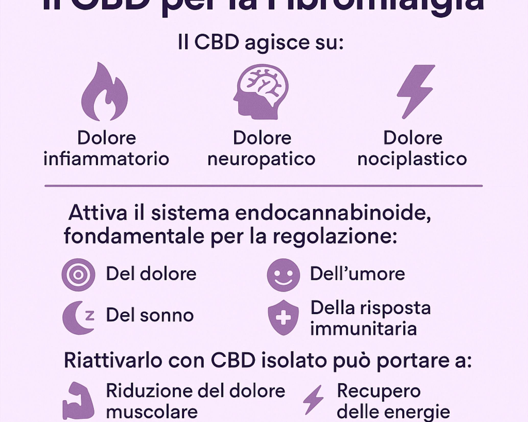 Olio di CBD puro e Fibromialgia: come agisce e i suoi benefici