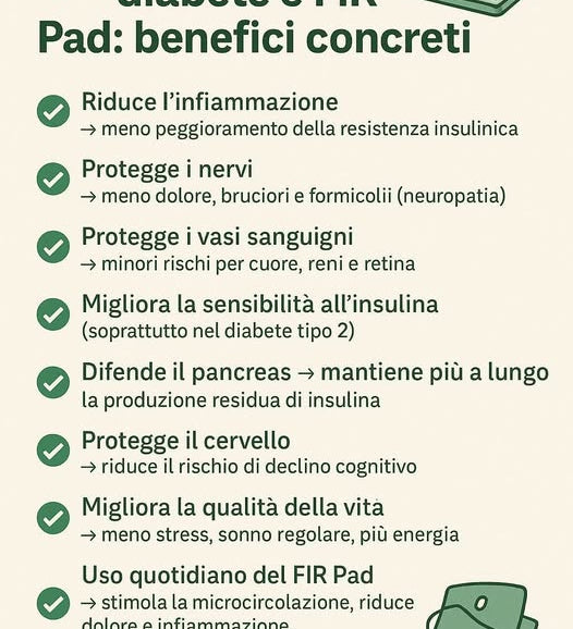 raggi infrarossi lontani e diabete agrilab 