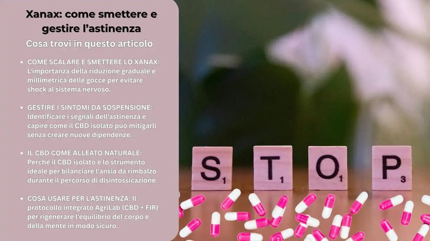 Xanax, come scalarlo con il medico e gestire la sospensione