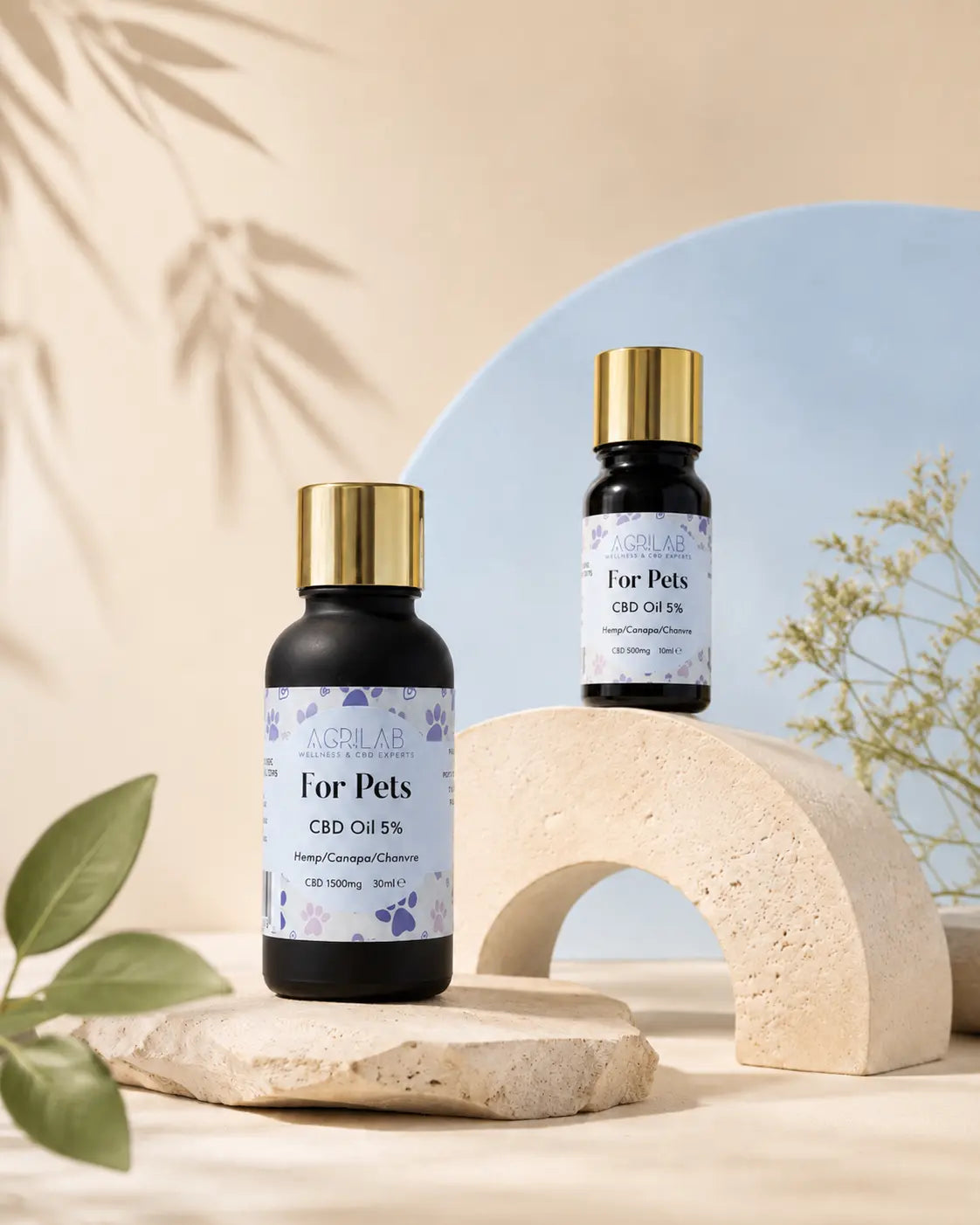 Olio di CBD Isolato per Cani e Gatti  5%