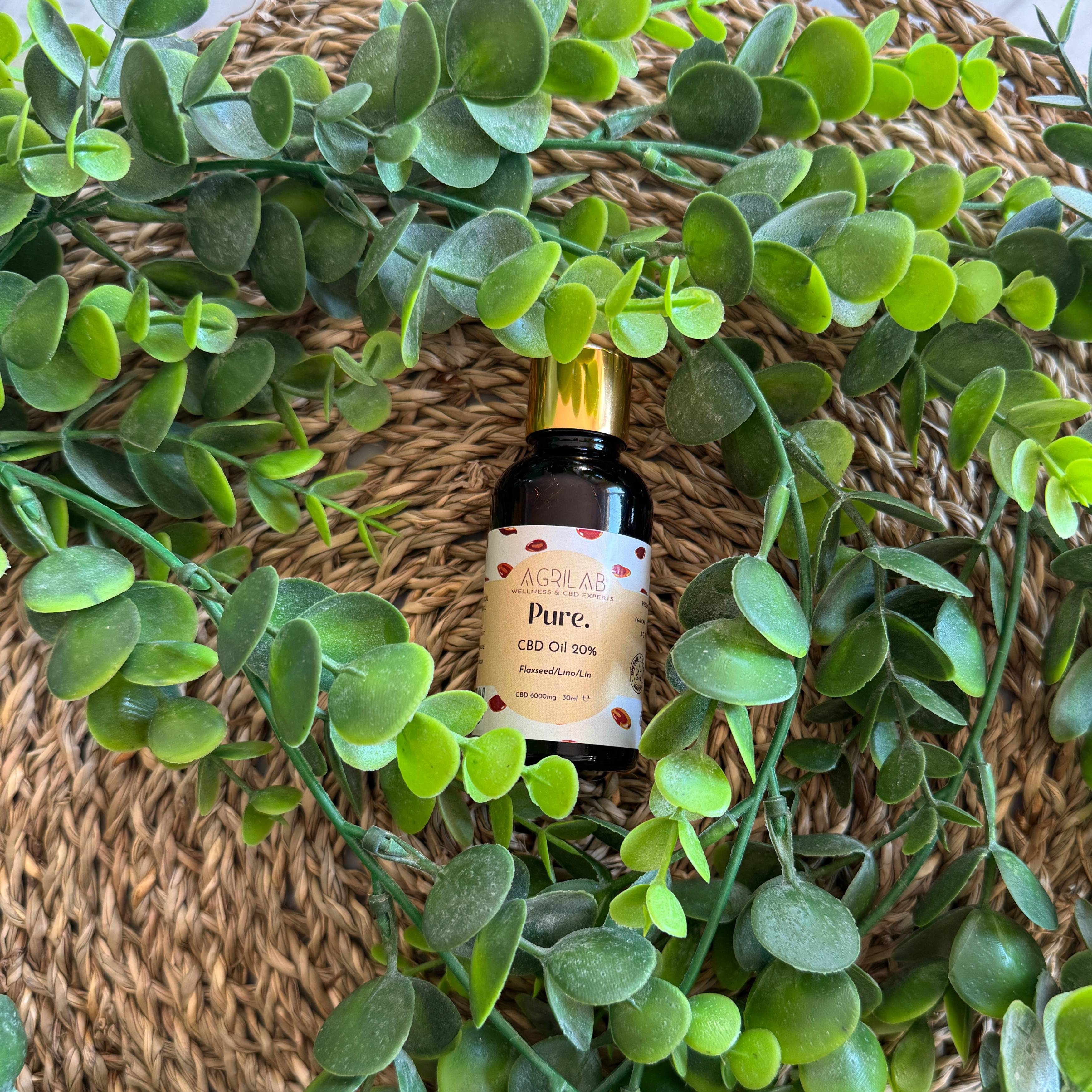 olio di cbd puro base olio di lino 
