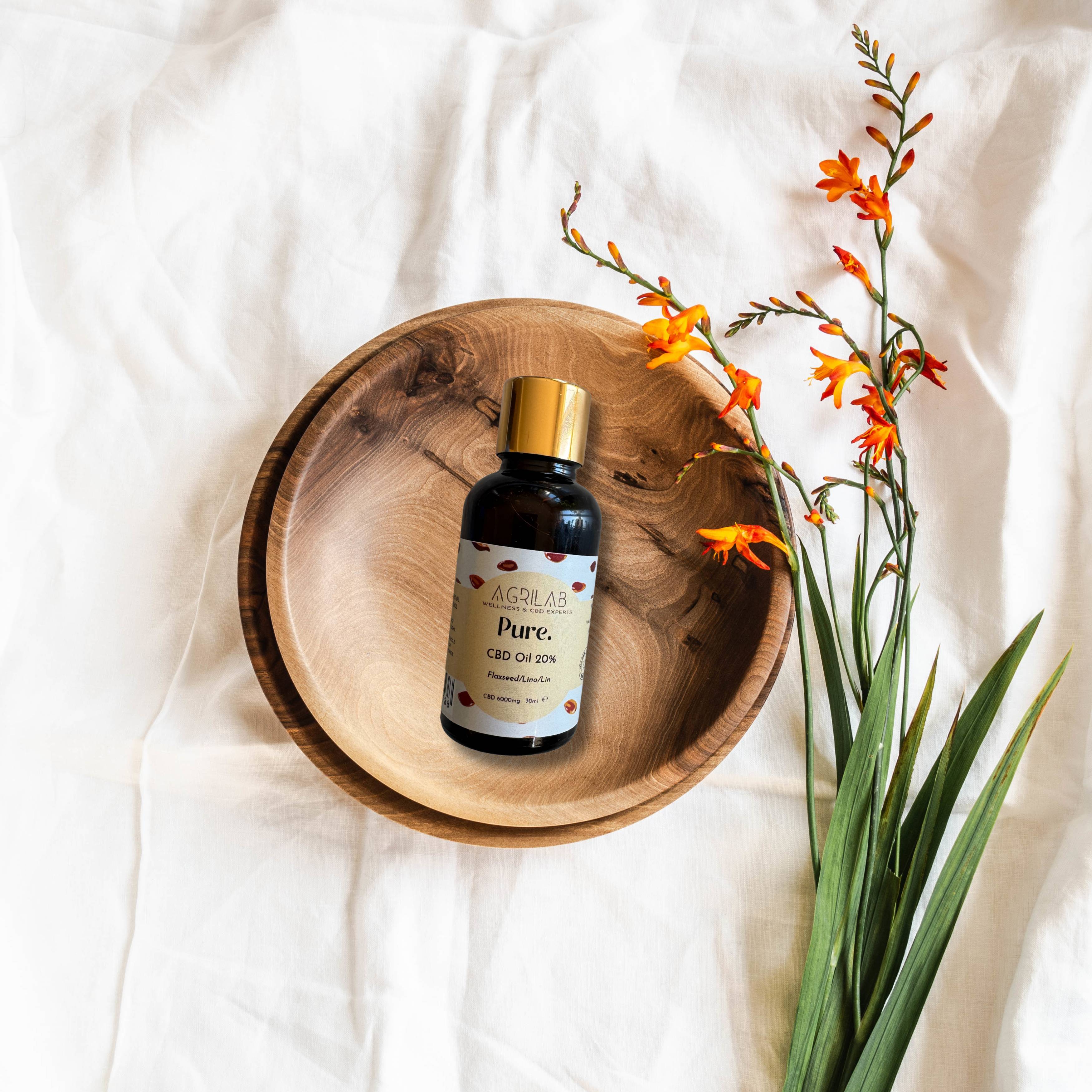 olio di cbd puro base lino agrilab 