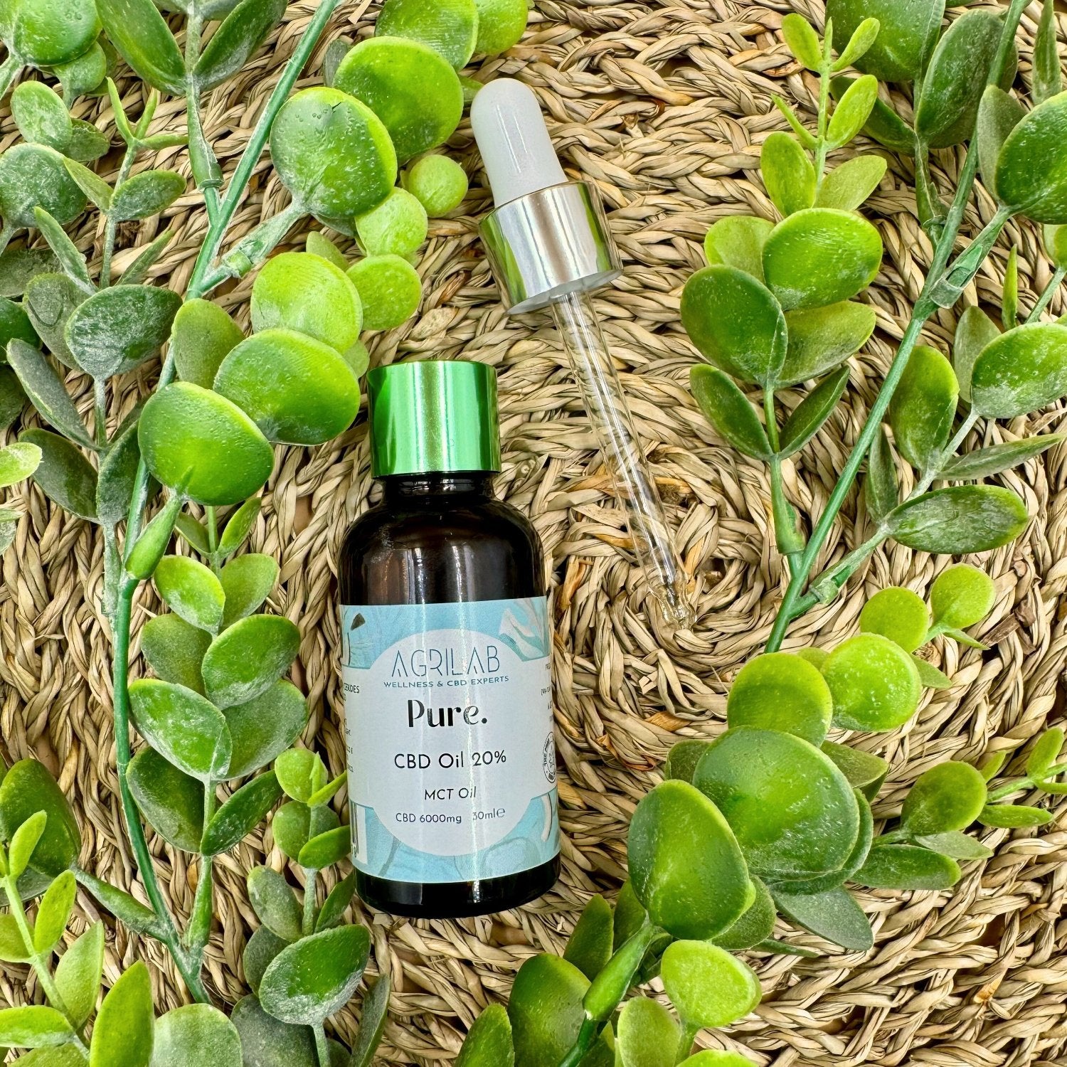 Olio di canapa CBD puro in olio vettore MCT agrilab 30 ml  agrilab-shop.myshopify.com product_type AGRILAB SHOP