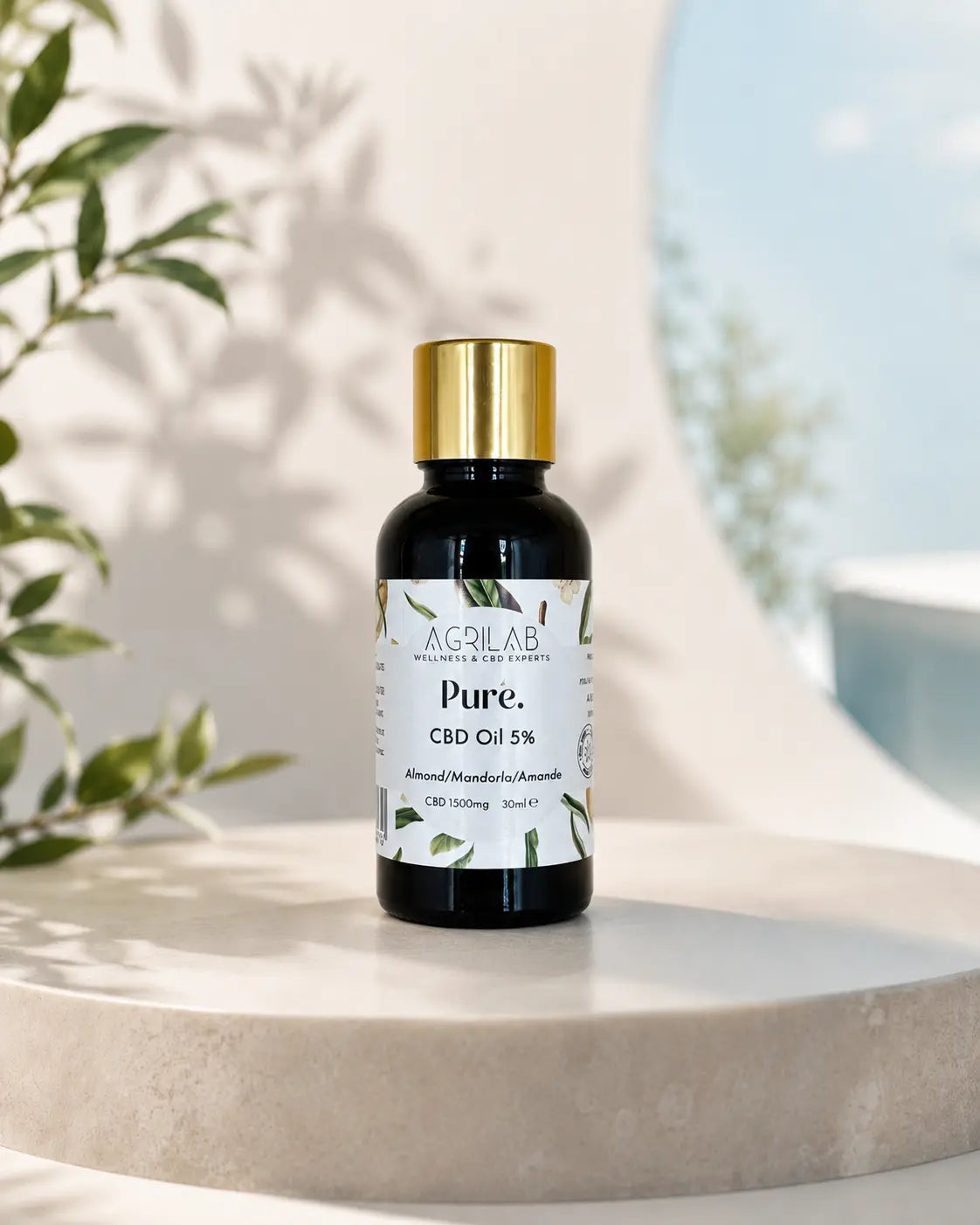Olio di CBD Isolato 5% Mandorla AgriLab