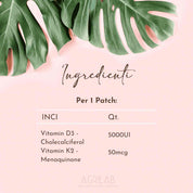 Cerotti Vitamina D3 e K2 30pz