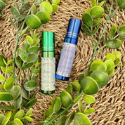 tubetti roll on verde e blu tubetto stick agli oli essenziali e al cbd per curare emicrania, cervicale, dolori, rinfrescante  agrilab-shop.myshopify.com product_type AGRILAB SHOP