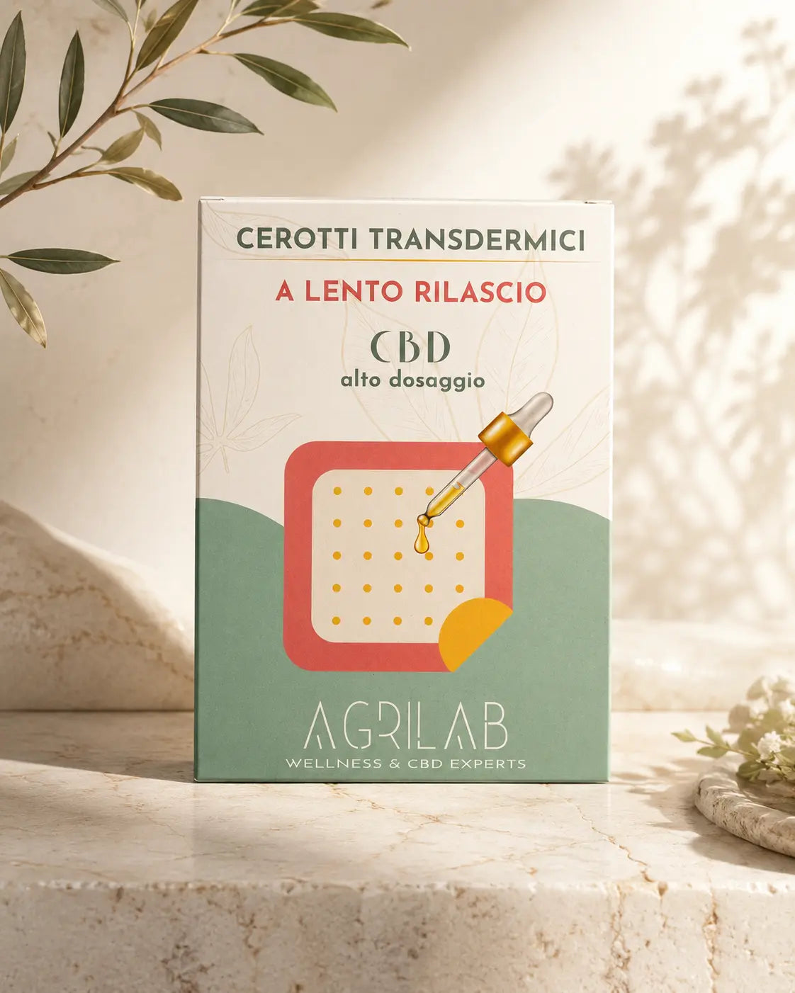 Cerotti Transdermici al CBD 1000mg AgriLab
